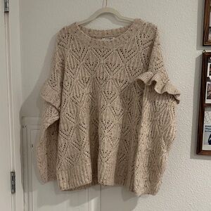 Old Navy Textured Knit Sweater - Cream